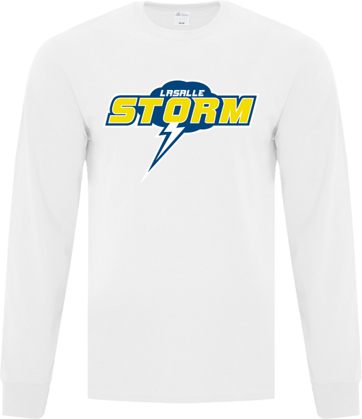 Storm Cotton Long Sleeve with Printed Logo ADULT