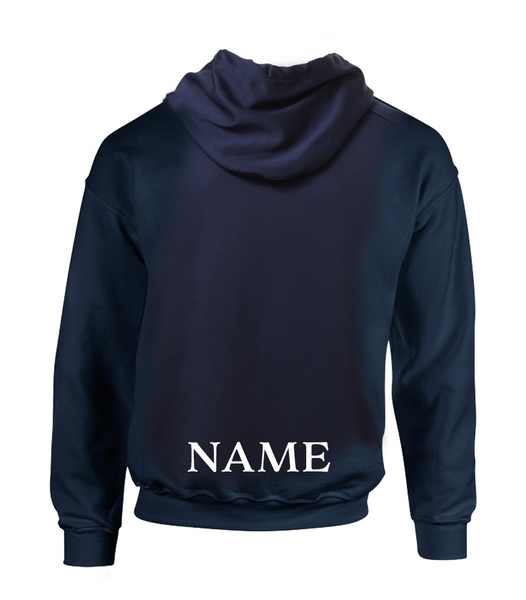 Youth 25th Anniversary Cotton Pull Over Hooded Sweatshirt with Personalized Lower Back