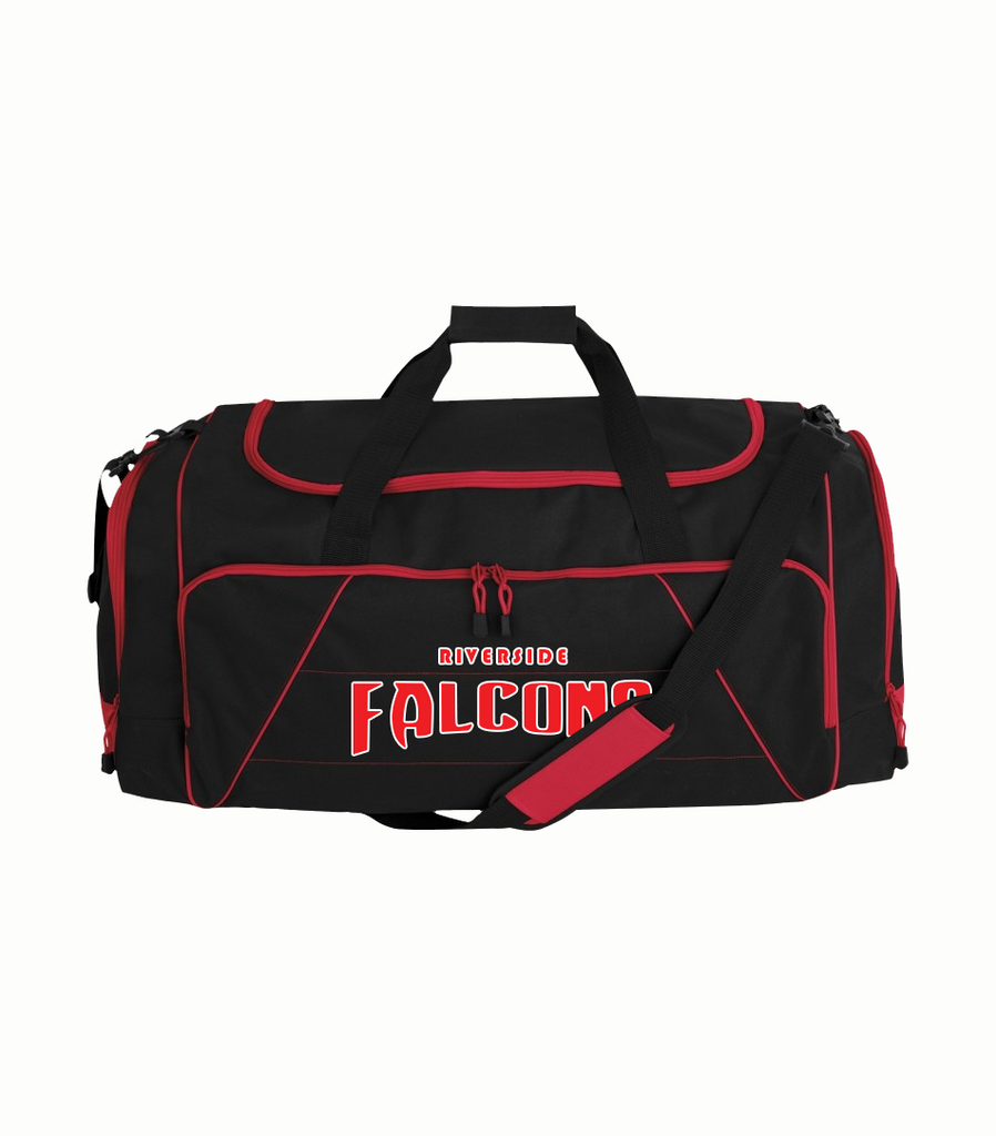 Falcons Duffel Bag with Vinyl Imprint and number