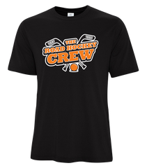 The Road Hockey Crew Adult Cotton T-Shirt with Printed logo
