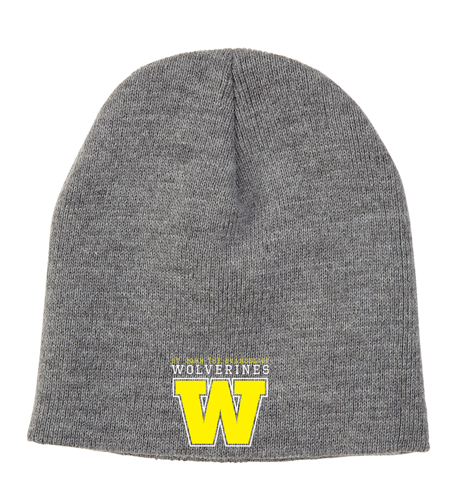 Wolverines Knit Skull Cap with Embroidered Logo