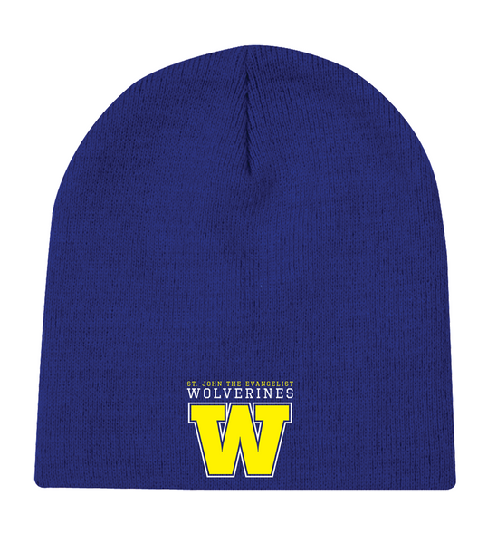 Wolverines Knit Skull Cap with Embroidered Logo