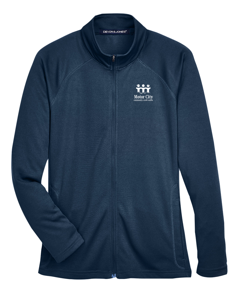 Motor City Community Credit Union Ladies' Stretch Tech-Shell® Compass Full-Zip with Embroidered Logo