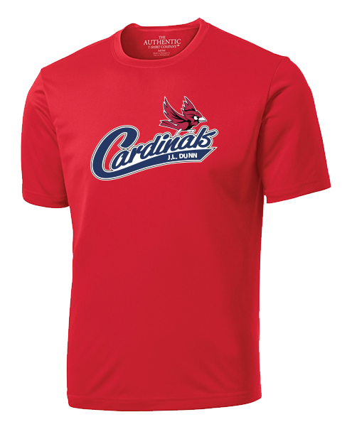Cardinals Staff Adult Dri-Fit T-Shirt with Printed Logo