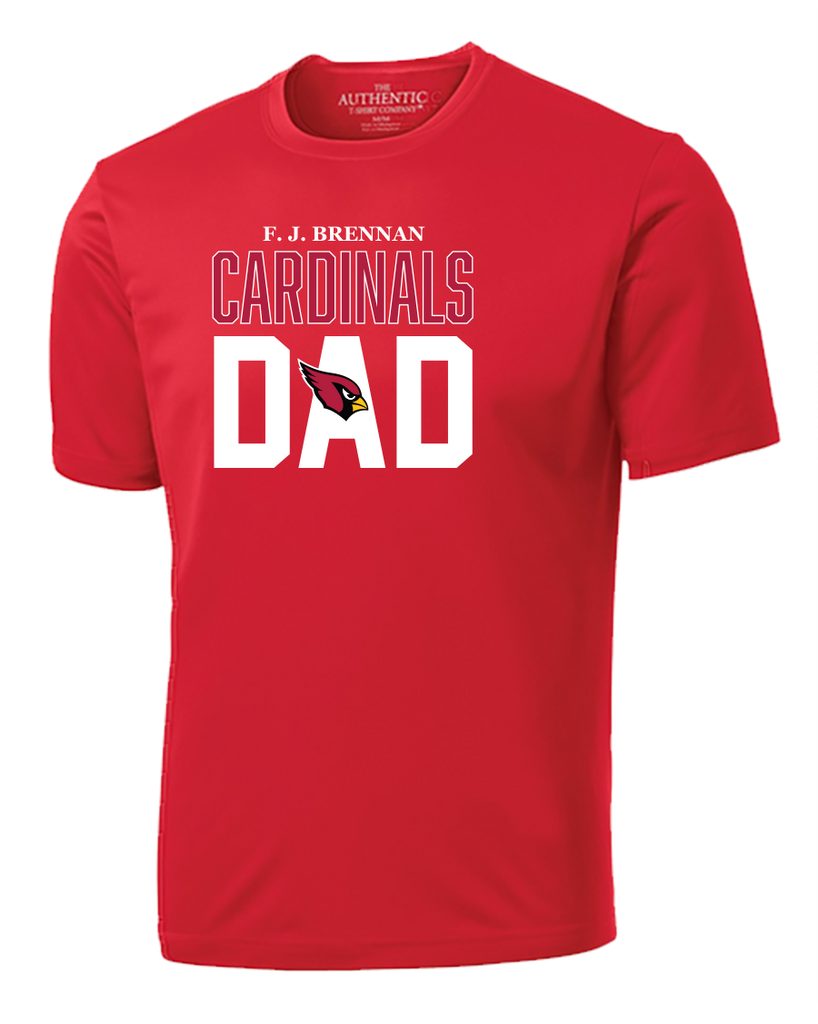 Cardinals Dad Adult Dri-Fit Short Sleeve