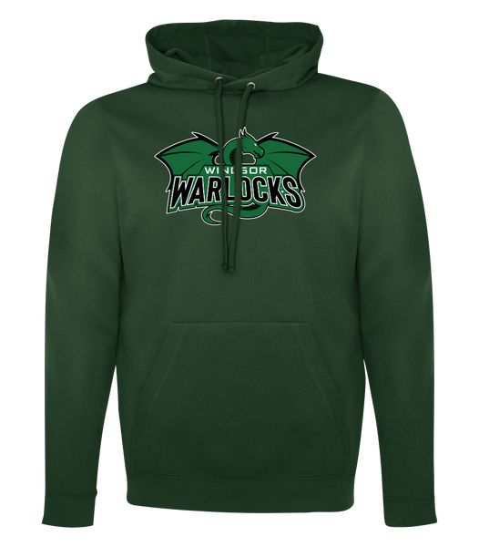 Warlocks Youth Dri-Fit Hoodie with Printed Logo & the Number on a Sleeve