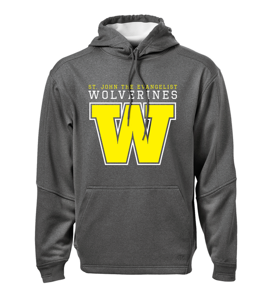 Wolverines Adult Dri-Fit Hoodie with Embroidered Applique Logo & Personalization