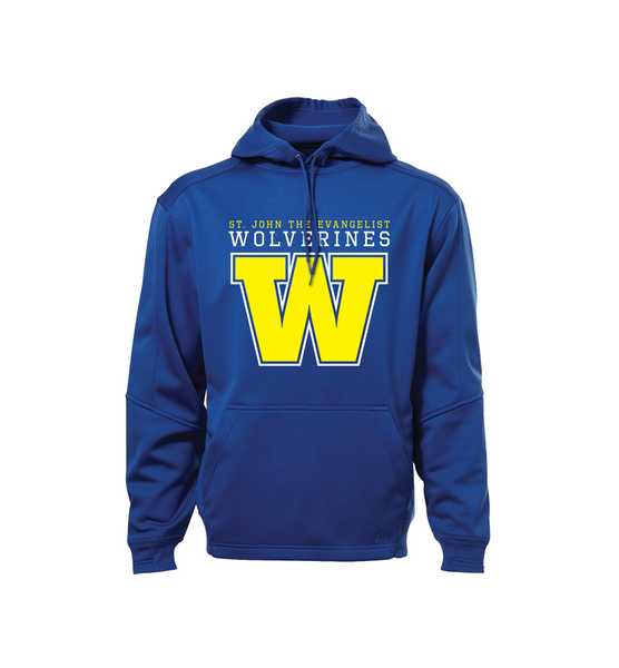 Wolverines Youth Dri-Fit Hoodie with Printed Logo