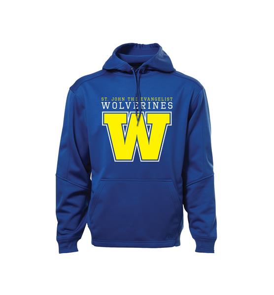 Wolverines Staff Adult Dri-Fit Hoodie with Printed Logo