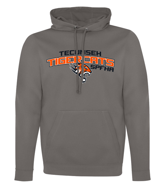 Tiger Cats Dri-Fit Adult Hoodie with Embroidered Applique & Personalization