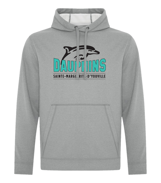 Dauphins Youth Dri-Fit Hoodie with Embroidered Applique Logo