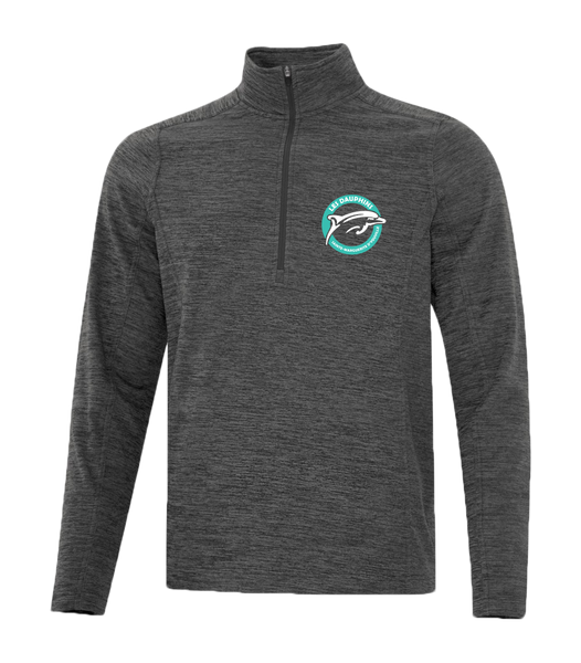 Dauphins Staff 1/2 Zip Sweater With Embroidered Logo