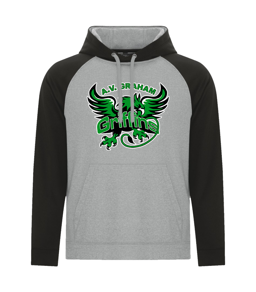 Griffins Youth Two Toned Hoodie with Embroidered logo