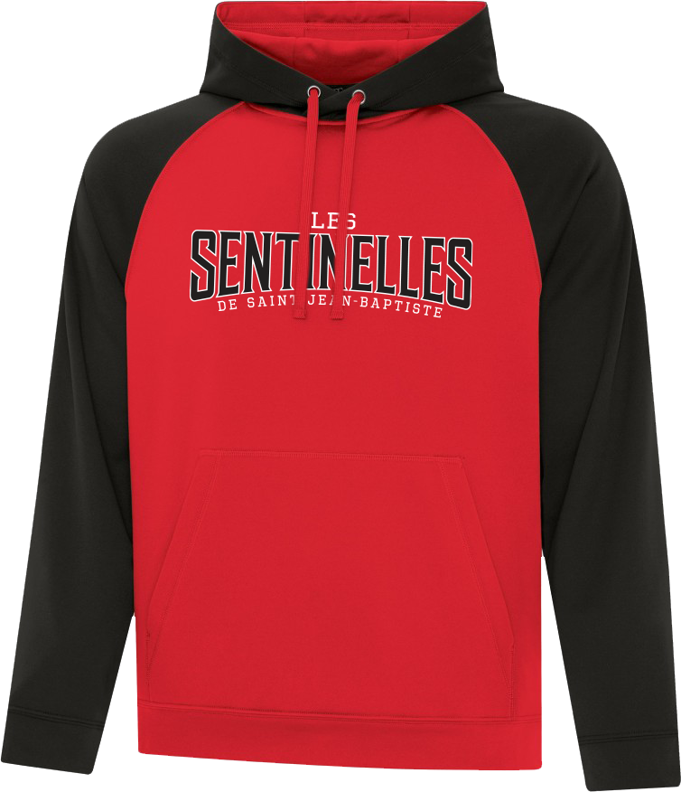 Sentinelles Adult Two Toned Hoodie with Printed Logo