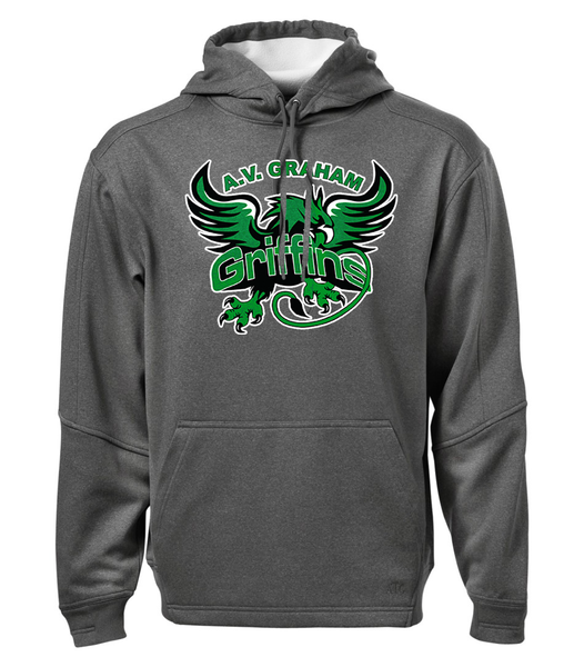 Griffins Staff Adult Dri-Fit Hoodie with Embroidered logo