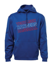 Rangers Adult 'Baseball Slant' Dri-Fit Hoodie