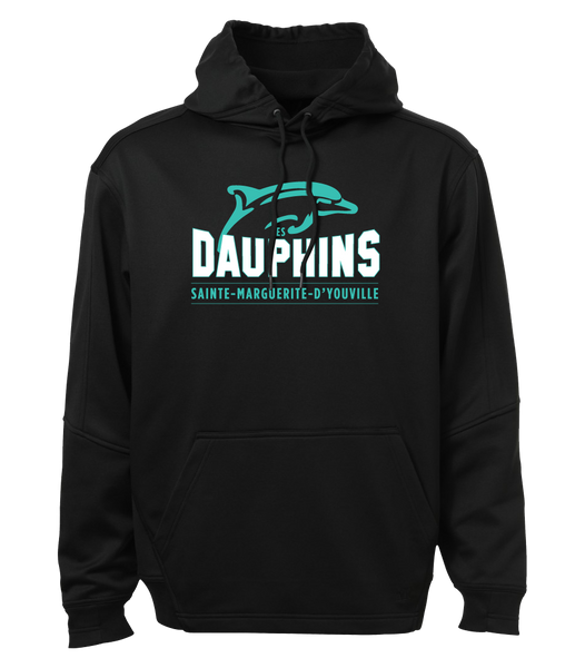 Dauphins Youth Dri-Fit Hoodie with Embroidered Applique Logo