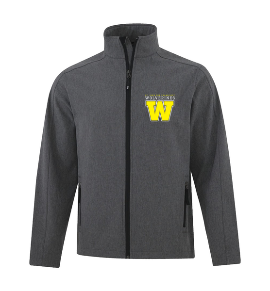 Wolverines Staff Adult Soft Shell Jacket with Left Chest Embroidered logo