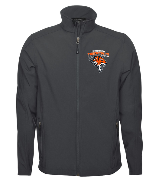 Tiger Cats Adult Soft Shell Jacket with Embroidered Left Chest
