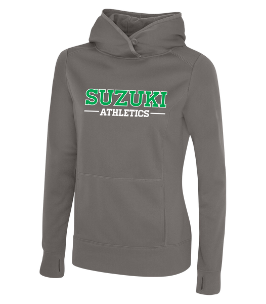 LADIES Suzuki Athletic Staff Dri-Fit Hoodie With *Embroidered* logo