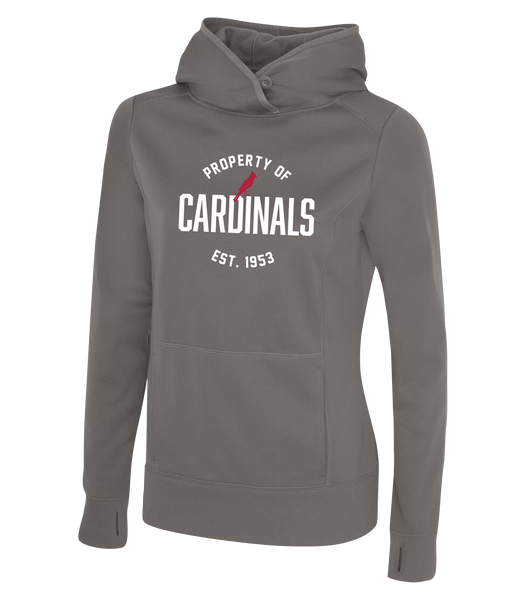 Cardinals Alumni Ladies Dri-Fit Sweatshirt with Printed Logo