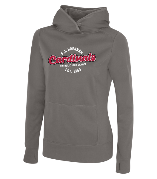 Brennan Cardinals Alumni Ladies Dri-Fit Sweatshirt with Printed Logo