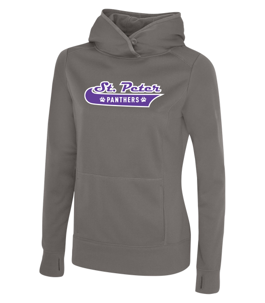 St. Peter Ladies Dri-Fit Hoodie With Embroidered Logo
