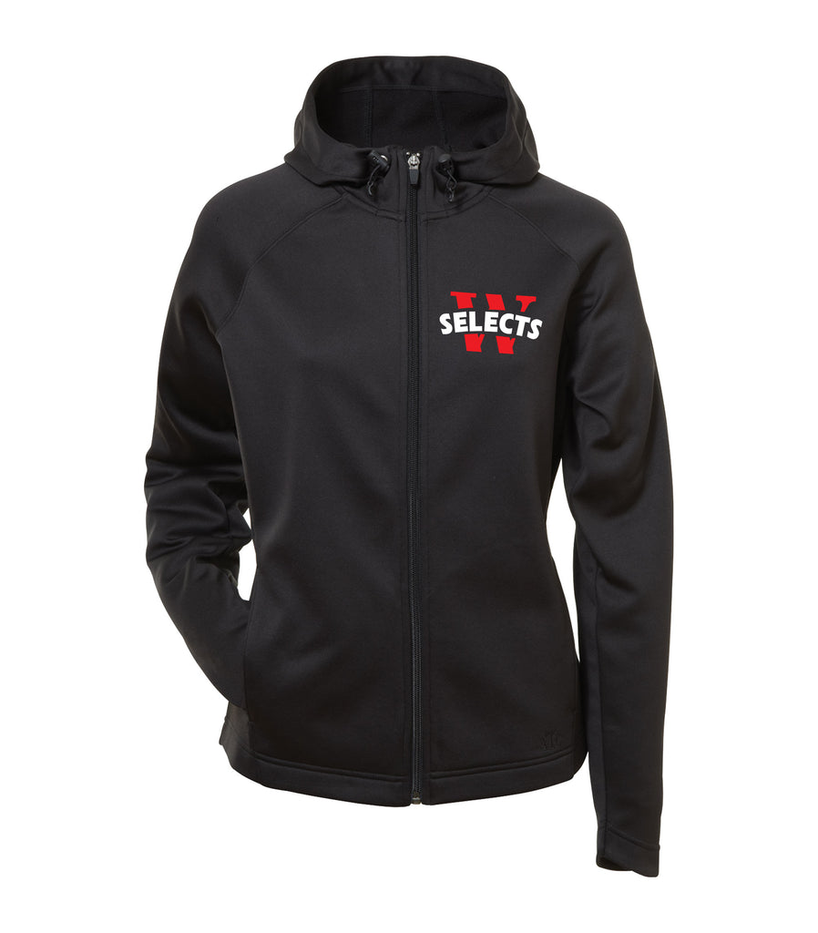 Selects Ladies Yoga Hoodie with Embroidered Logo
