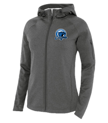 Coronation Cougars Staff Ladies Hooded Yoga jacket with Embroidered Logo