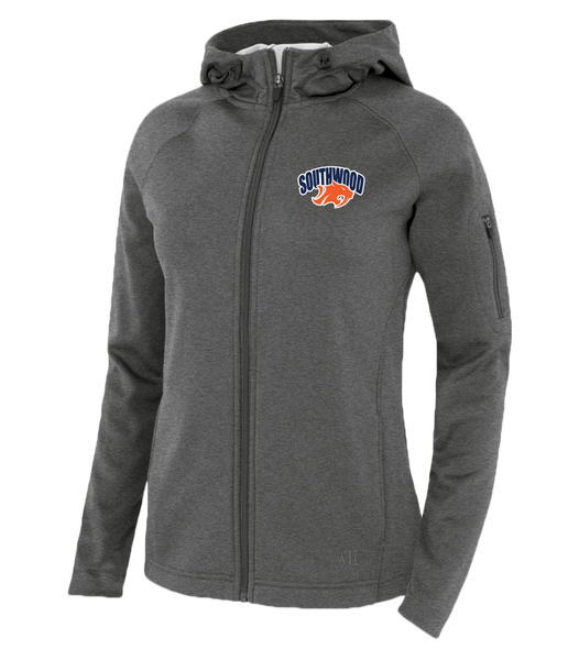 Sabres Staff Ladies Hooded Yoga jacket with Embroidered Logo