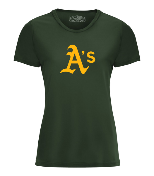 Windsor Athletics Ladies Dri-Fit Shirt with Printed Logo