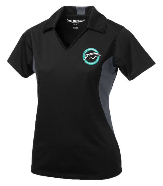 Dauphins Staff Ladies' Sport Shirt Colour Block