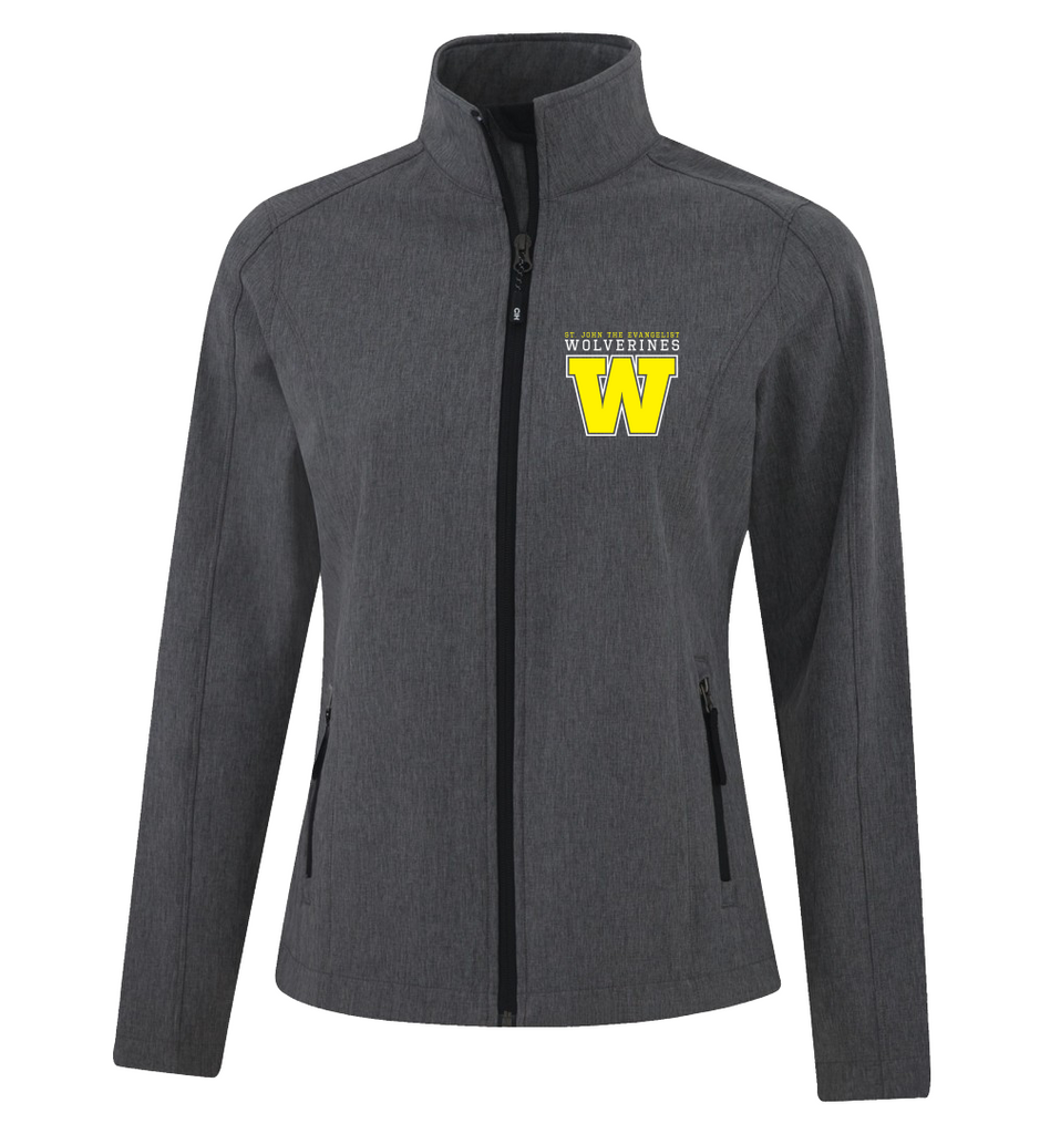 Wolverines Staff Ladies Soft Shell Jacket with Left Chest Embroidered logo