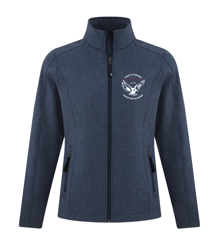 Ladies Soft Shell Jacket with Embroidered Logo & Personalization