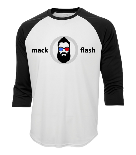 "Mack Flash" Adult Cotton Baseball Shirt