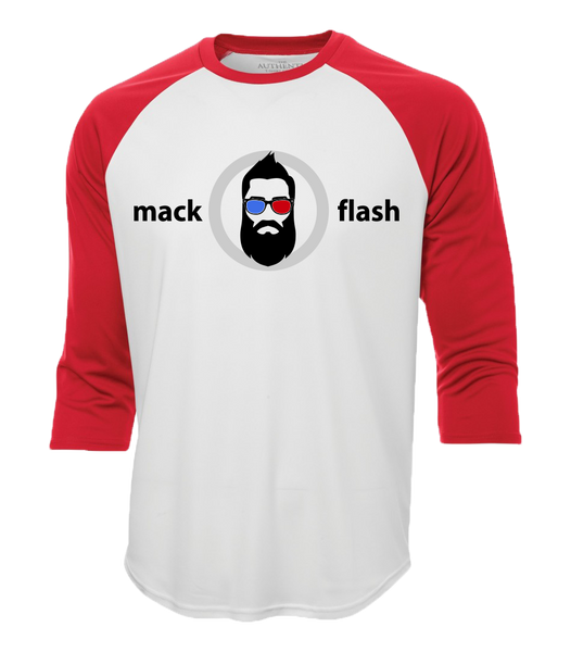 "Mack Flash" Adult Cotton Baseball Shirt