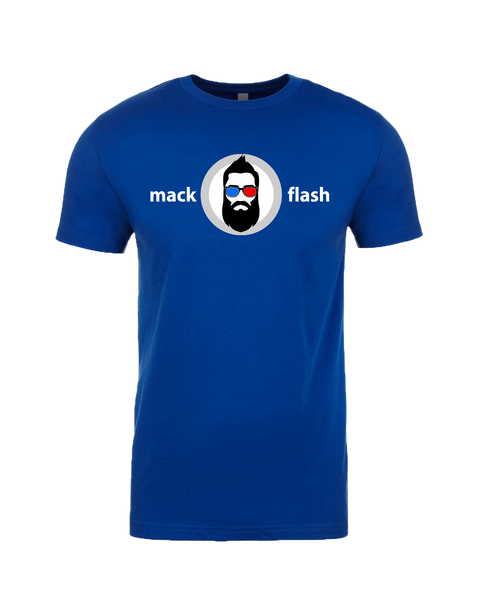"Mack Flash" Adult Cotton T-Shirt with Printed logo