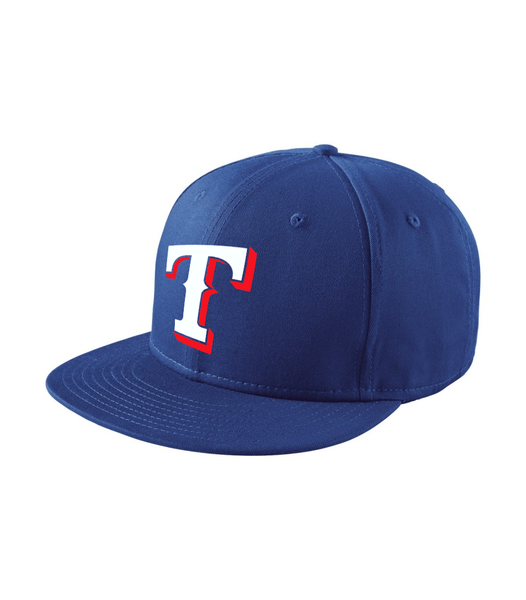 Rangers Flat Bill Snapback Cap