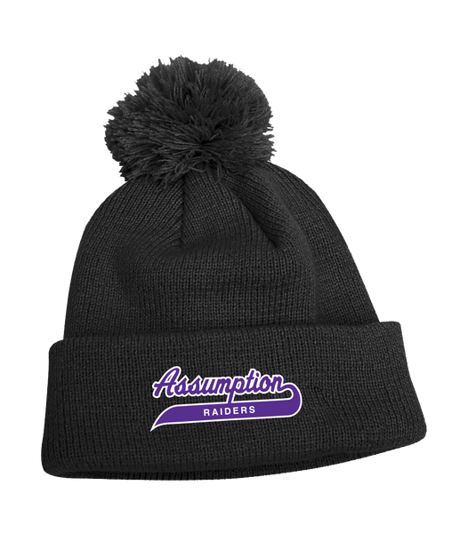 Assumption Staff Baseball Pom Pom Toque