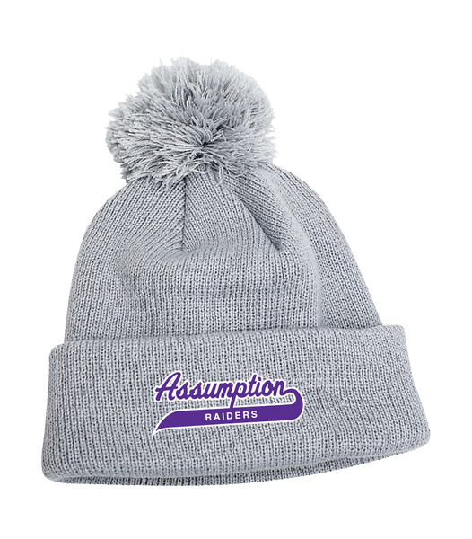 Assumption Staff Baseball Pom Pom Toque