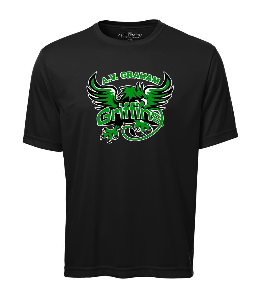 Griffins Adult Dri Fit Tshirt with Printed Logo Wear it Proud