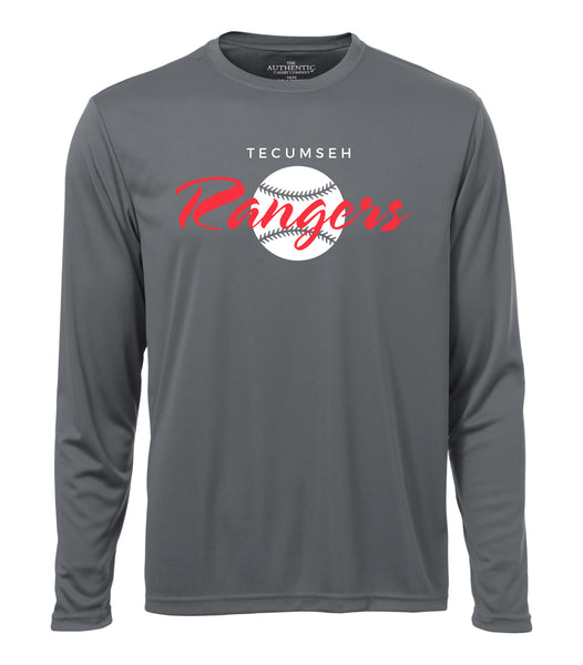 Rangers Adult 'Vintage Logo' Dri-Fit Long Sleeve Shirt