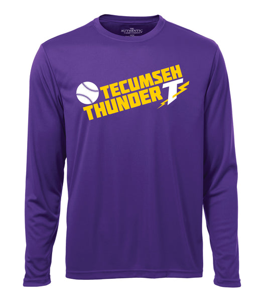 Thunder Adult 'Block Slant' Dri-fit Long Sleeve