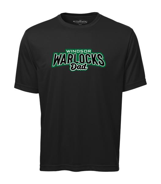 Warlocks Dad Adult Dri-Fit T-Shirt with Printed Logo