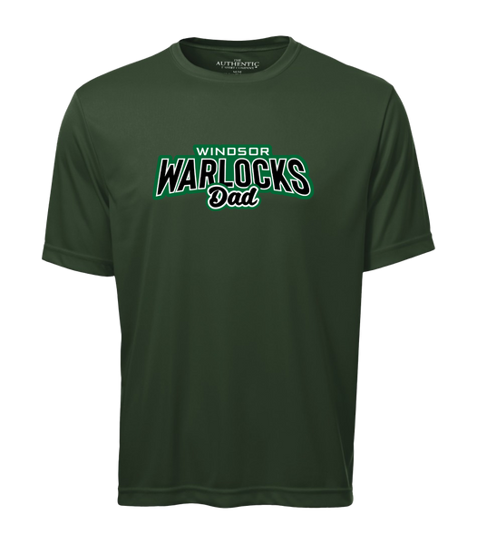 Warlocks Dad Adult Dri-Fit T-Shirt with Printed Logo