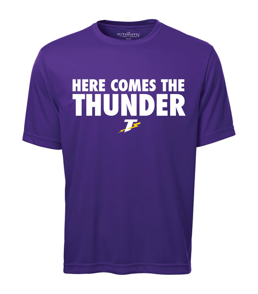 Thunder Adult 'Here Comes the Thunder' Dri-Fit Tee