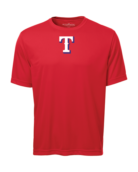 Rangers Adult "T" Logo Dri-Fit Tee