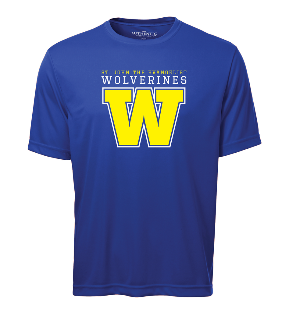 Wolverines Staff Adult Dri-Fit T-Shirt with Printed Logo
