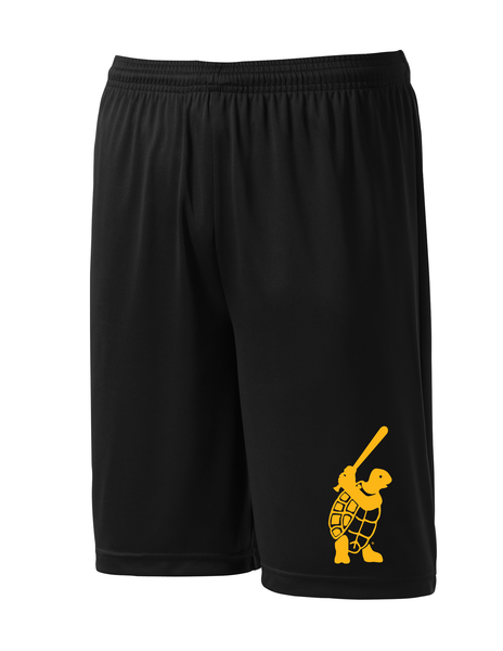 "Turtle Logo" Adult Practice Shorts