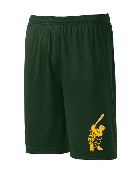 "Turtle Logo" Adult Practice Shorts